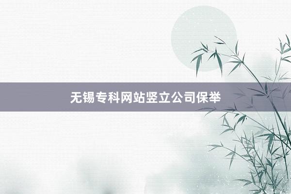 无锡专科网站竖立公司保举